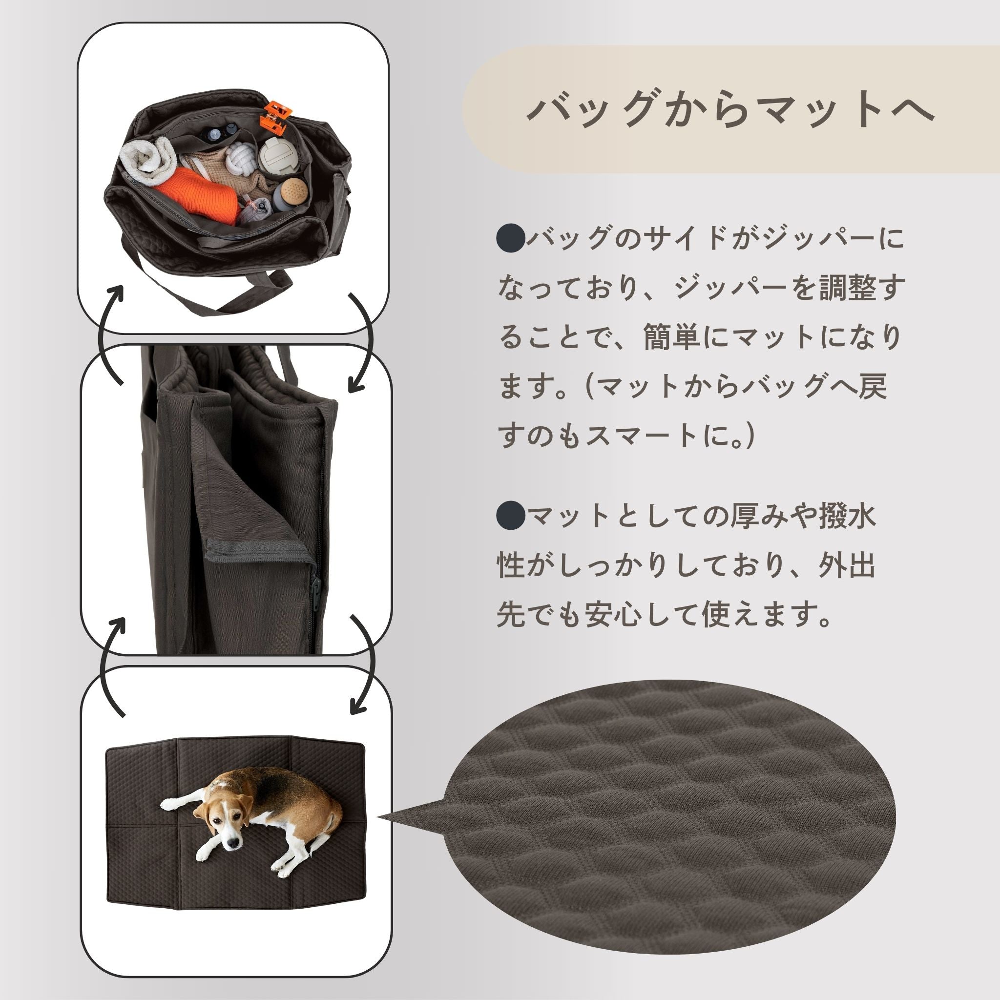 マットバッグ / Dog Travel Bag | PALOPA Japan(パロパ)