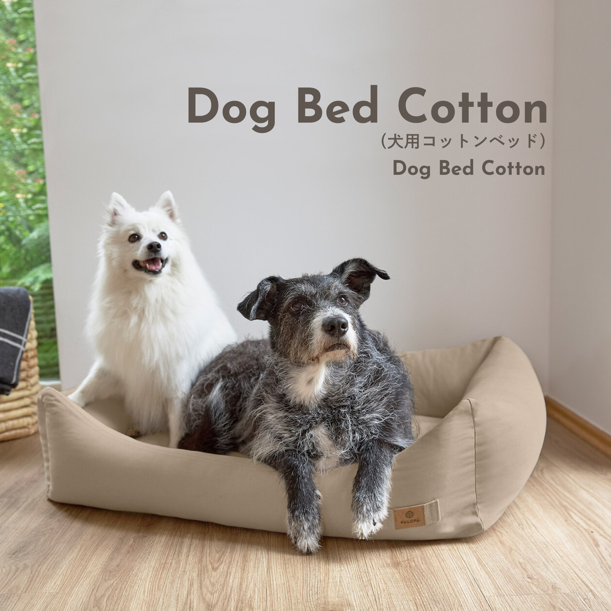 【夏・冬両用】犬用コットンベッド / Dog Bed Cotton | PALOPA Japan(パロパ)